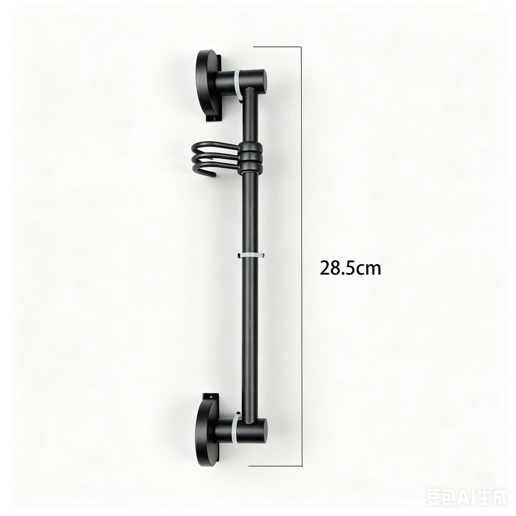 898555 - 3-Hook Wall Mounted Coat Rack - 28.5cm
