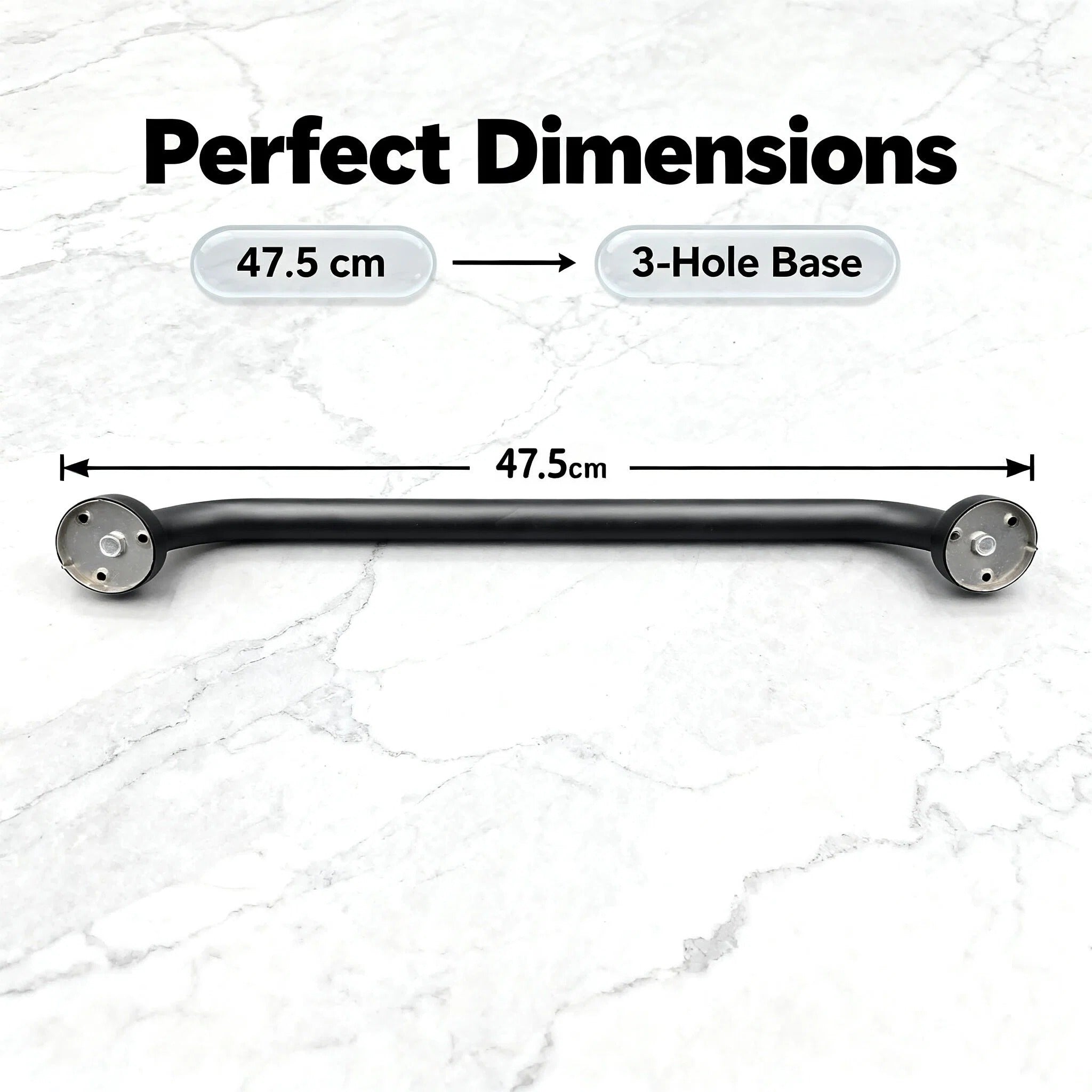 898654 - Wall Mounted Household Hook Rack - 47.5cm