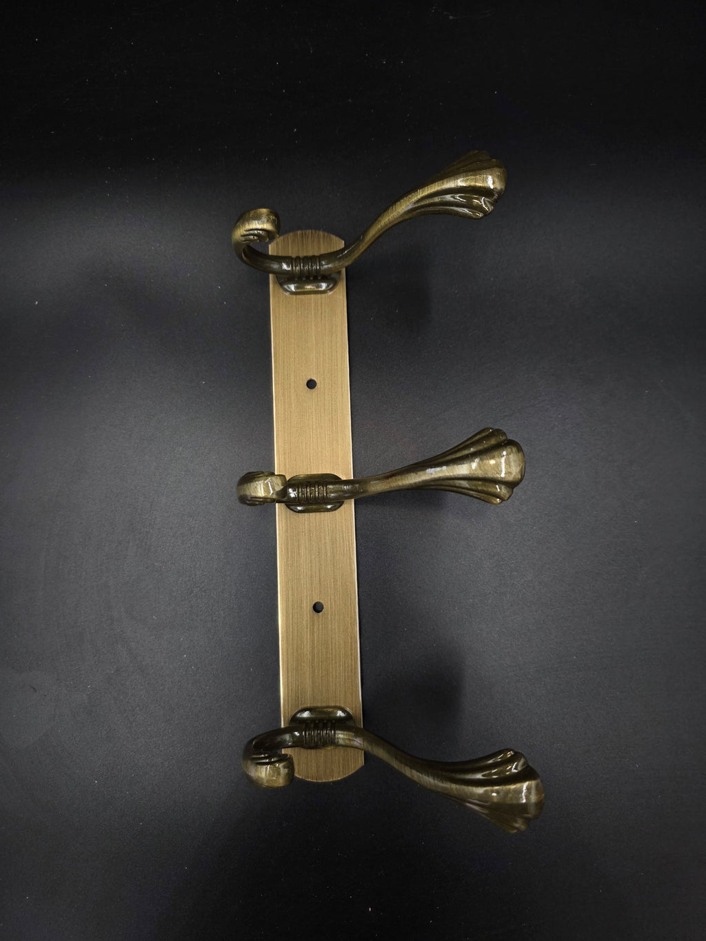 898777 - 3-Hook Wall Mounted Coat Rack - 24cm×3.7cm