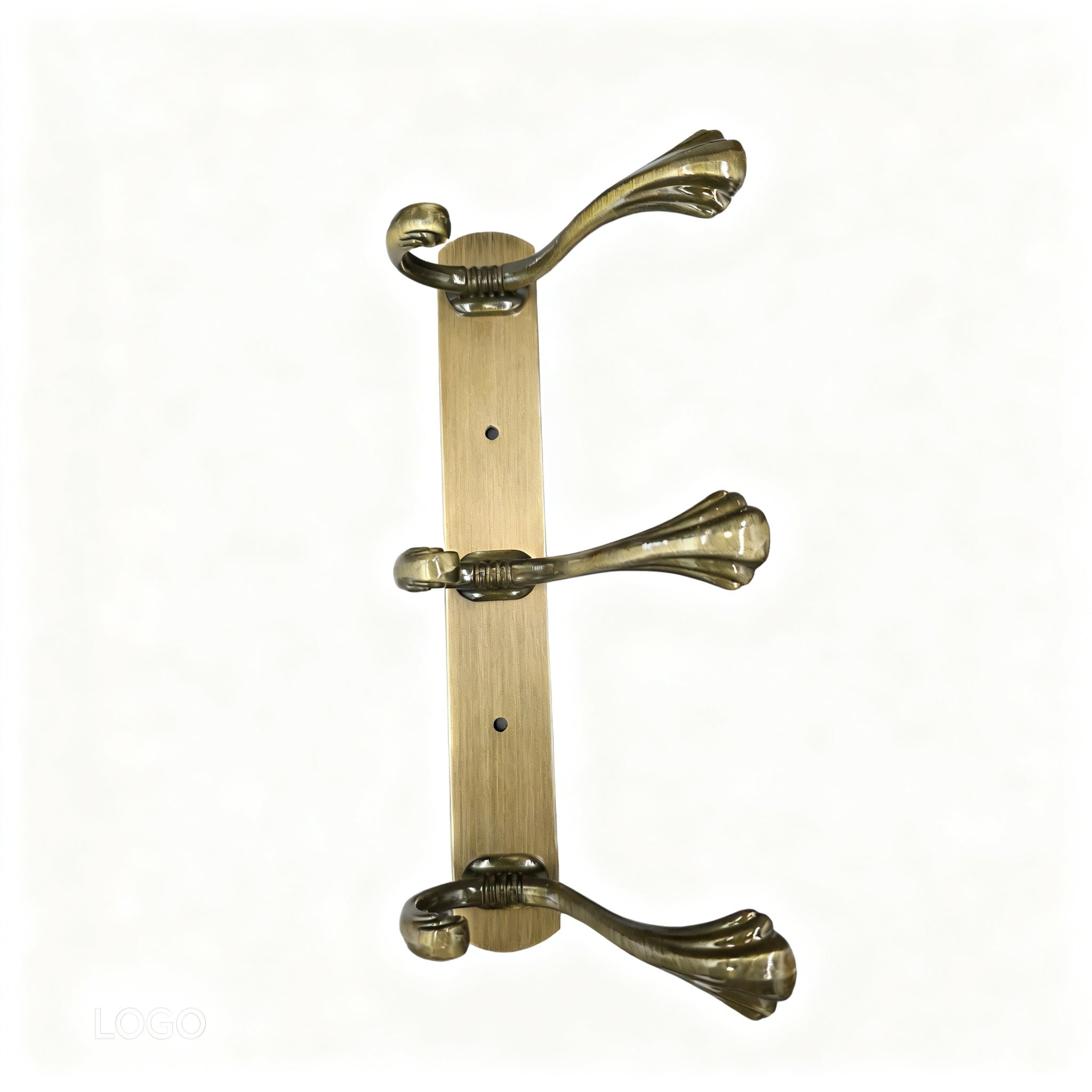 898777 - 3-Hook Wall Mounted Coat Rack - 24cm×3.7cm