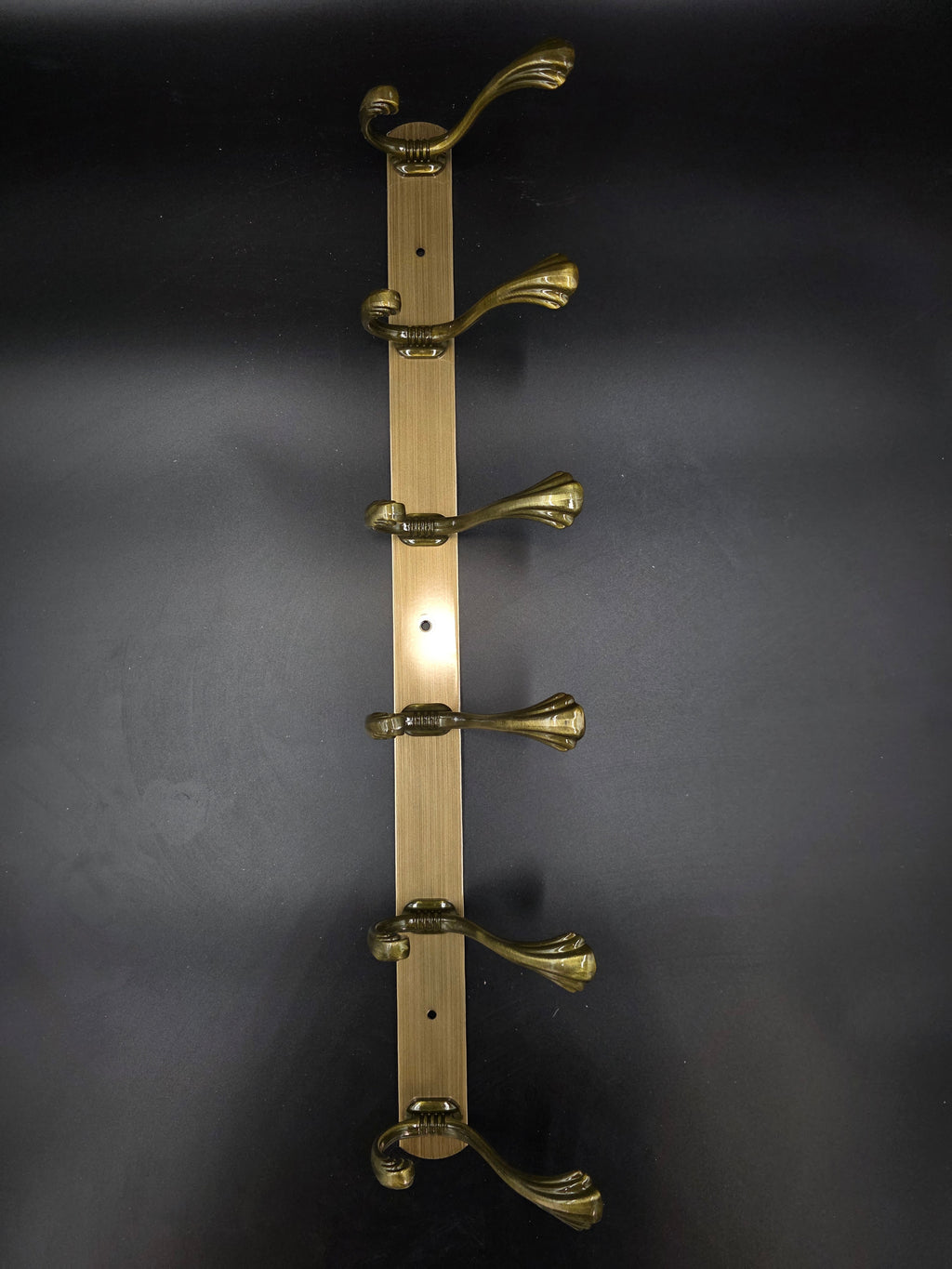 898807 - 6-Hook Wall Mounted Coat Rack - 54.5cm×3.7cm