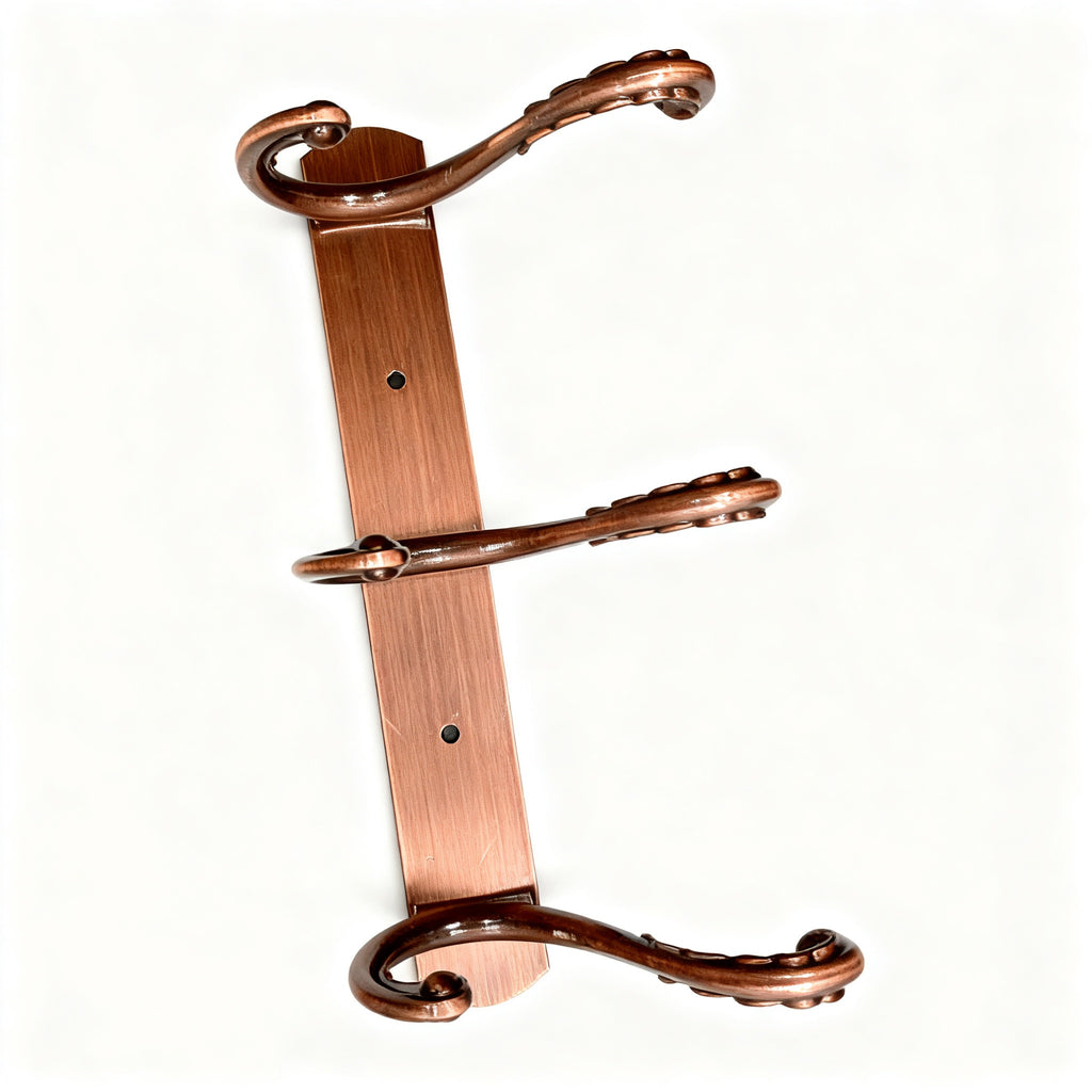 898821 - 3-Hook Wall Mounted Coat Rack - 24cm×3.7cm