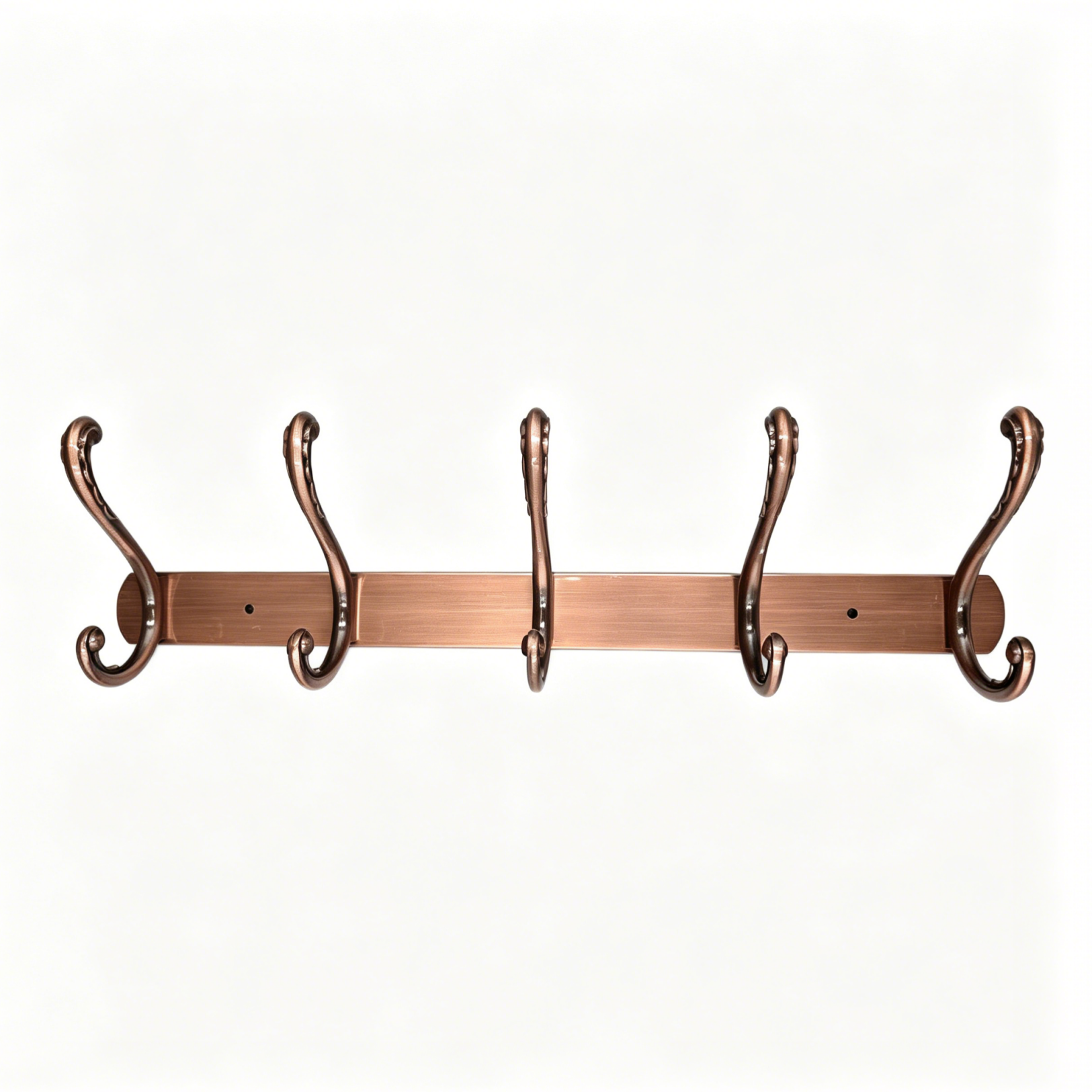 898845 - 5-Hook Wall Mounted Coat Rack - 44.6cm×3.7cm