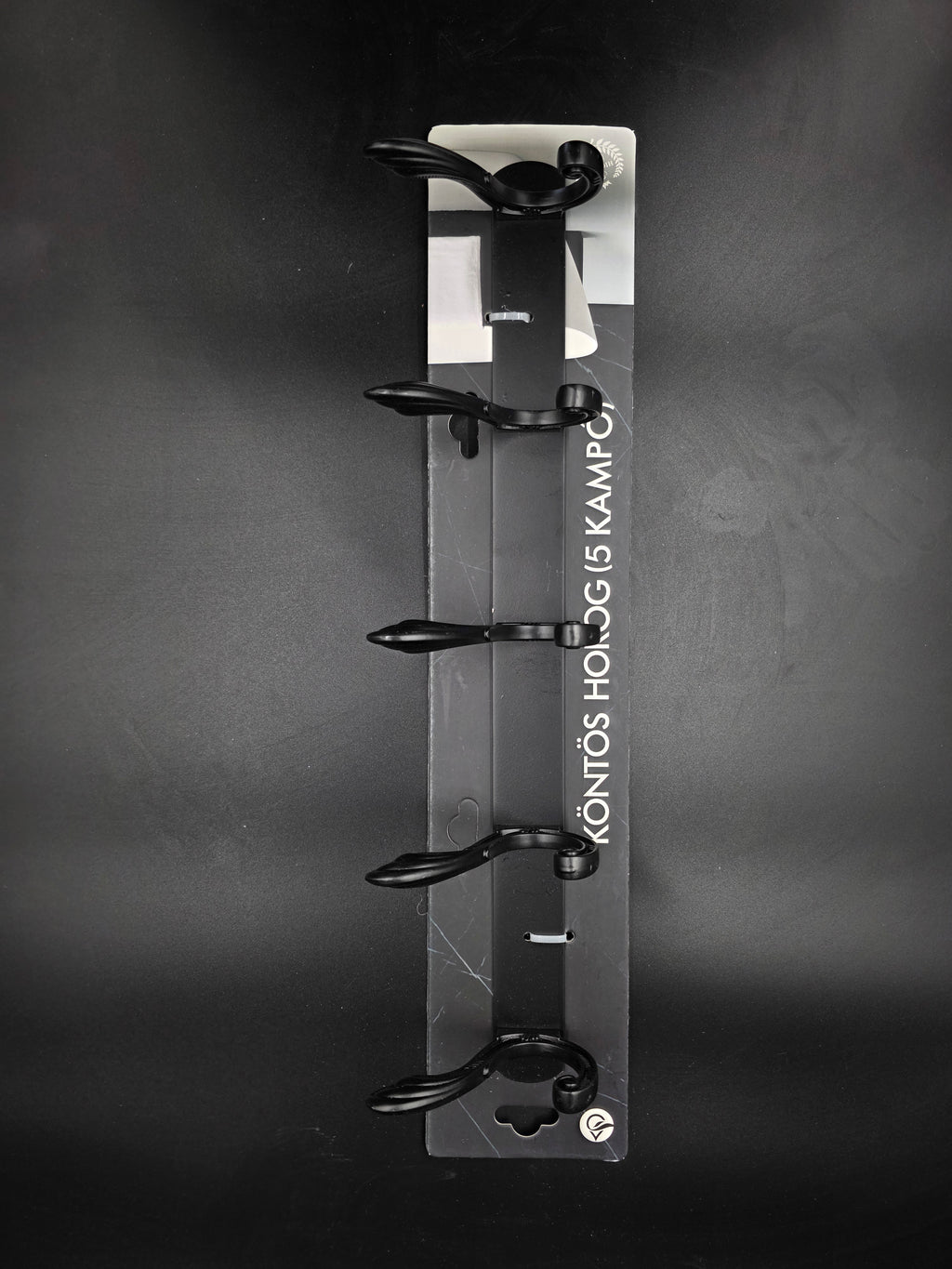 898890 - 5-Hook Wall Mounted Coat Rack - 44.6cm×3.7cm