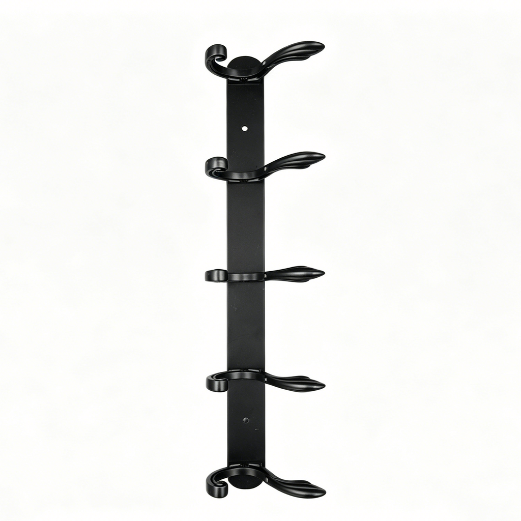898890 - 5-Hook Wall Mounted Coat Rack - 44.6cm×3.7cm