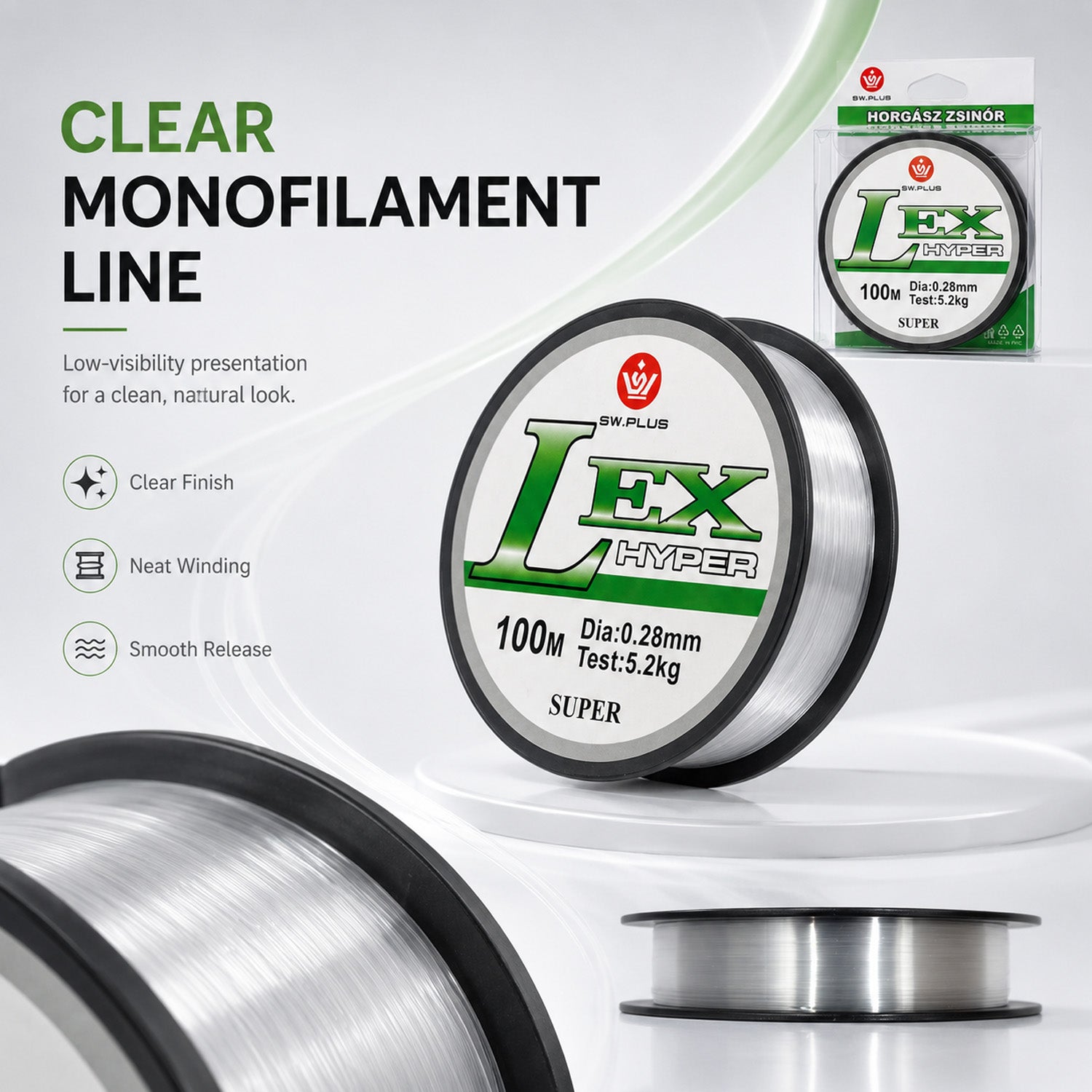 100m Monofilament Fishing Line