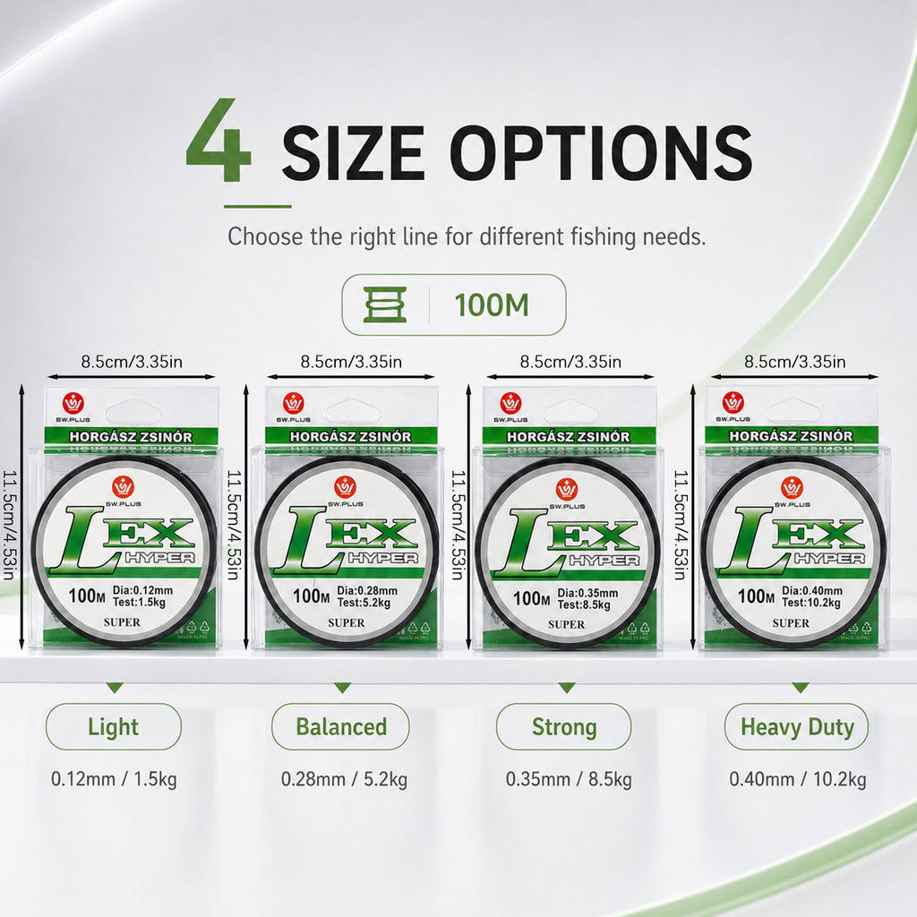 100m Monofilament Fishing Line