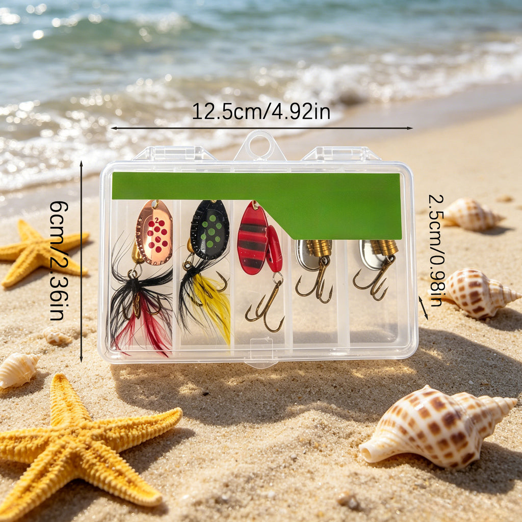 90295 - 5-Pack 5g Fishing Lure Hook Set