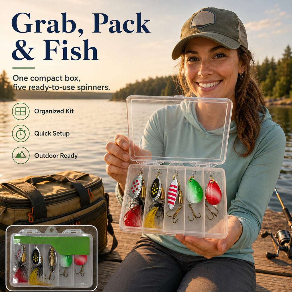 90296 - 5-Pack 6g Fishing Lure Hook Set