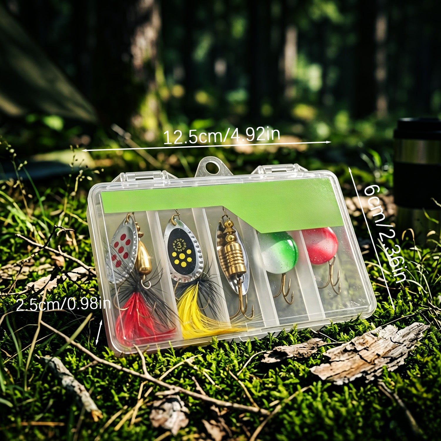 90296 - 5-Pack 6g Fishing Lure Hook Set