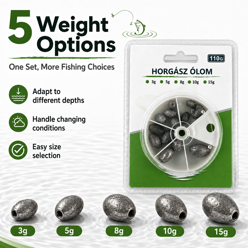 90321 - Fishing Lead Sinker Set