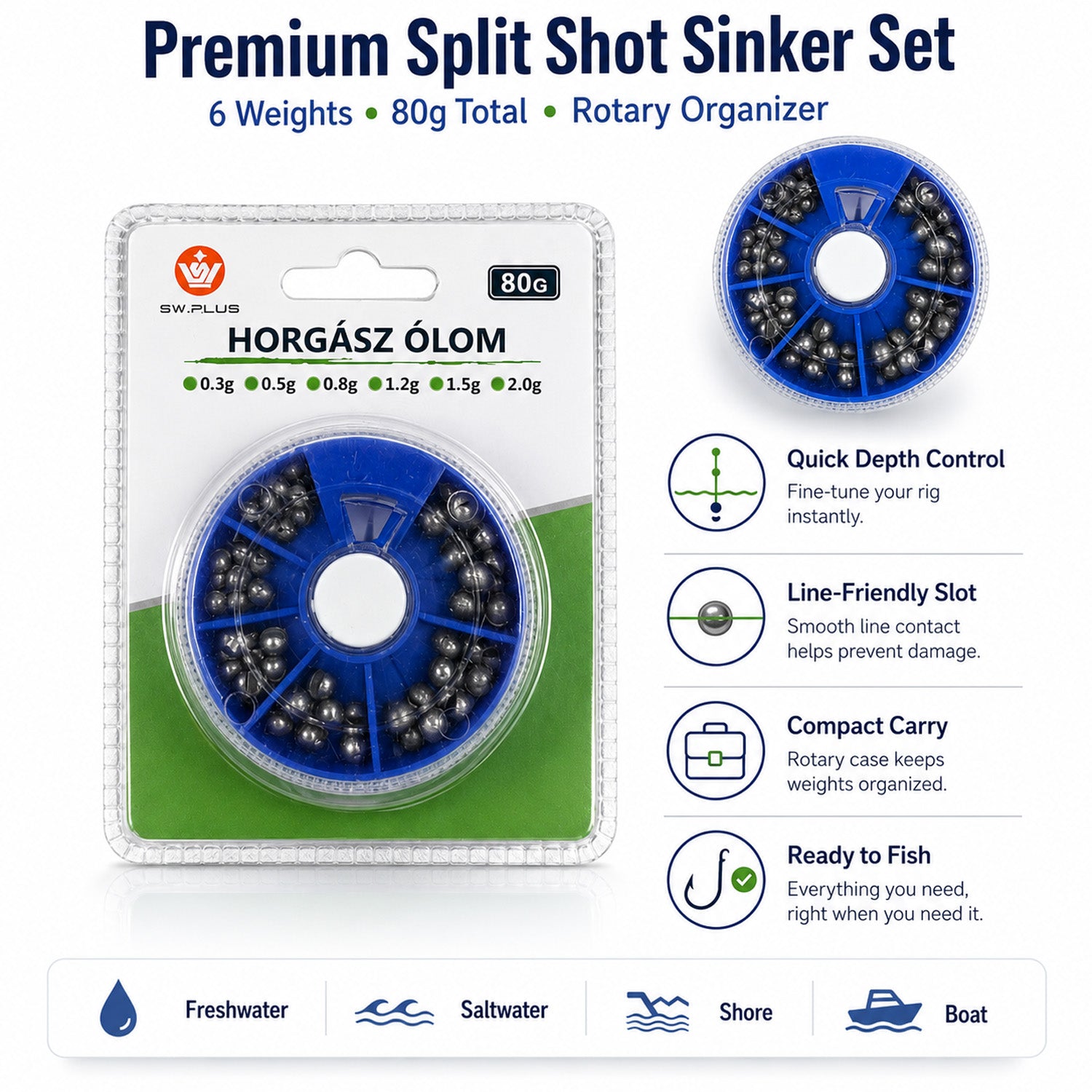 90324 - Fishing Lead Sinker Set