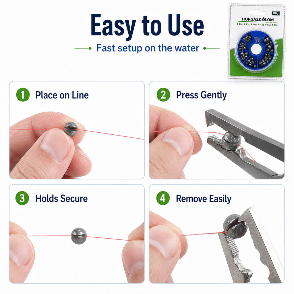 90324 - Fishing Lead Sinker Set