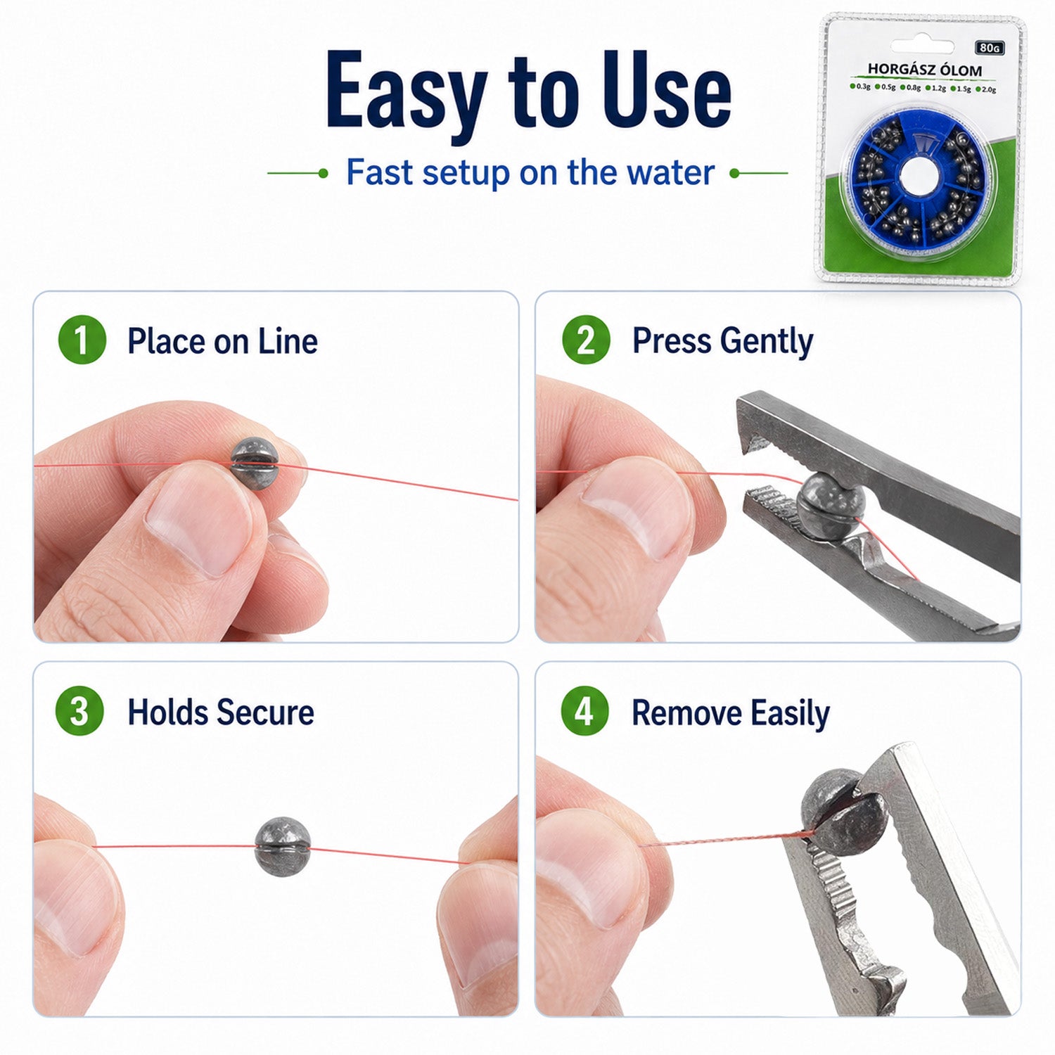 90324 - Fishing Lead Sinker Set