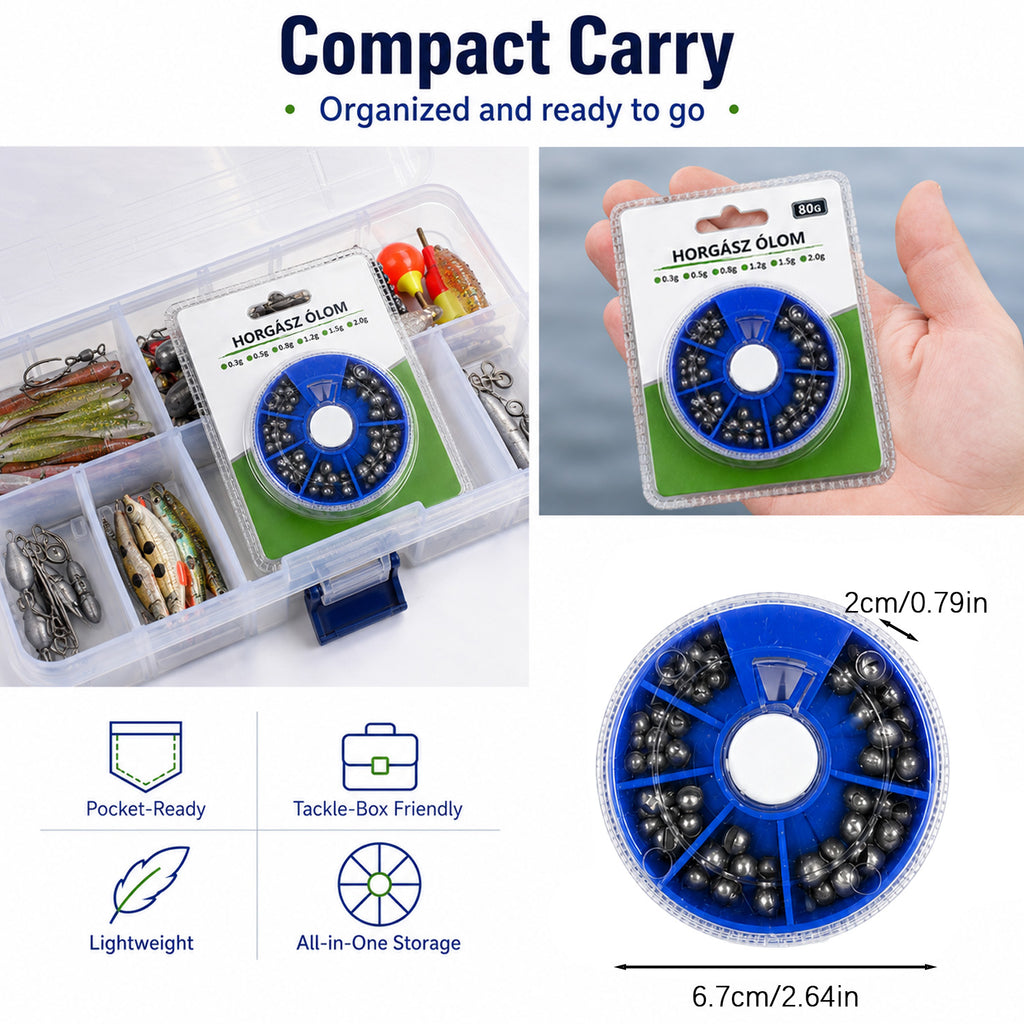 90324 - Fishing Lead Sinker Set