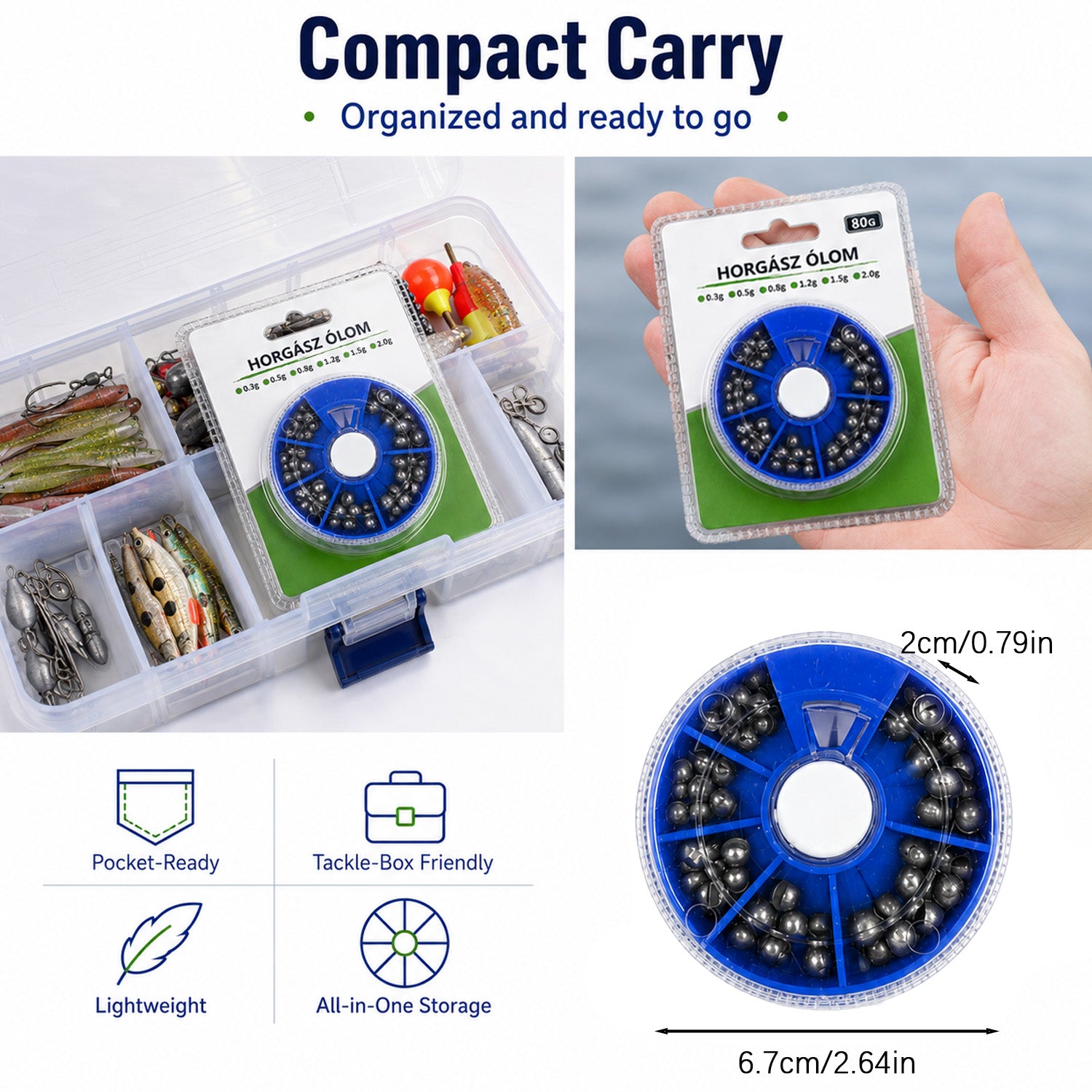 90324 - Fishing Lead Sinker Set