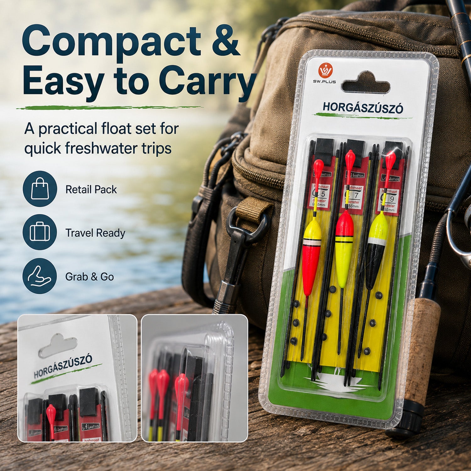 90441 - High-Visibility Fishing Floats Set