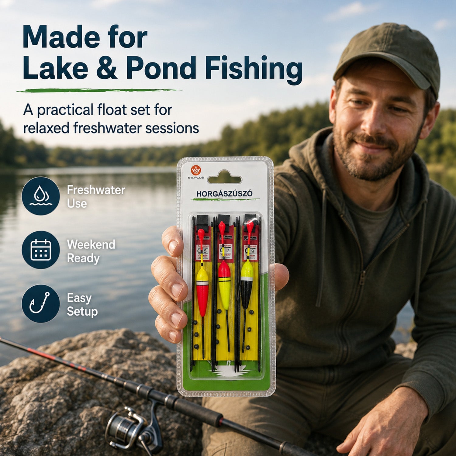 90441 - High-Visibility Fishing Floats Set