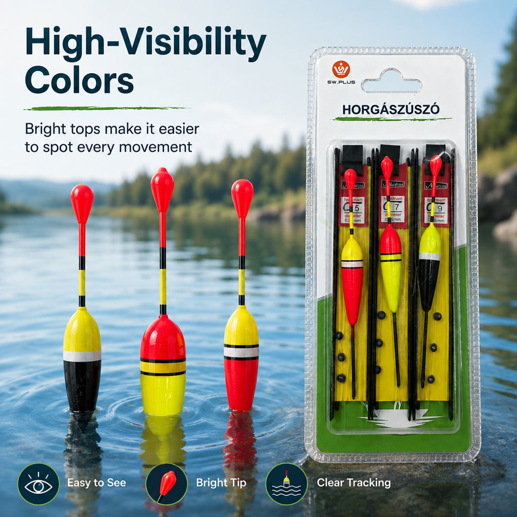 90441 - High-Visibility Fishing Floats Set