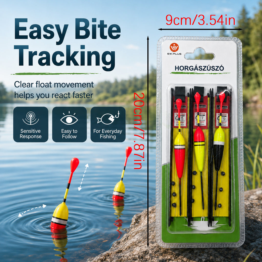 90441 - High-Visibility Fishing Floats Set