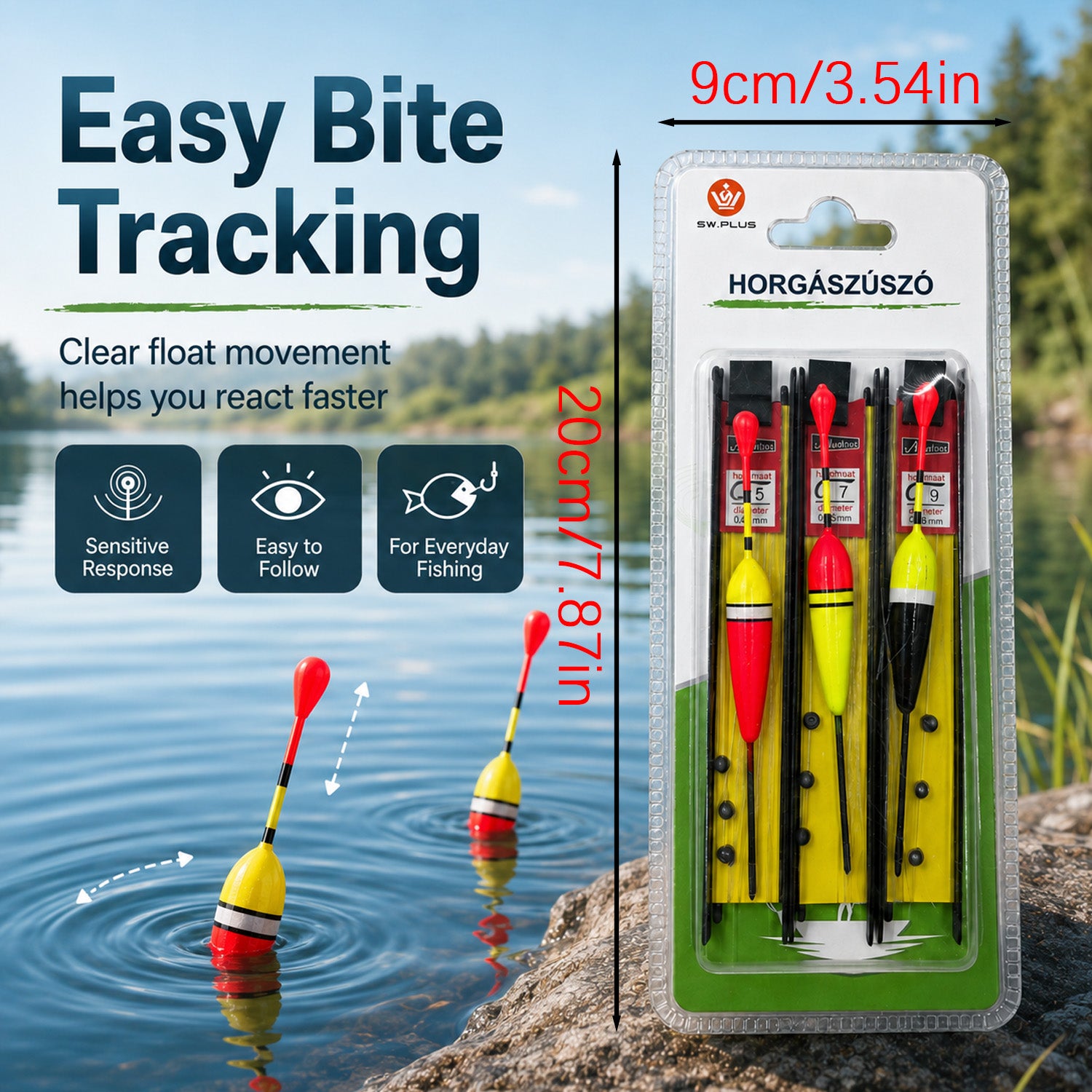 90441 - High-Visibility Fishing Floats Set