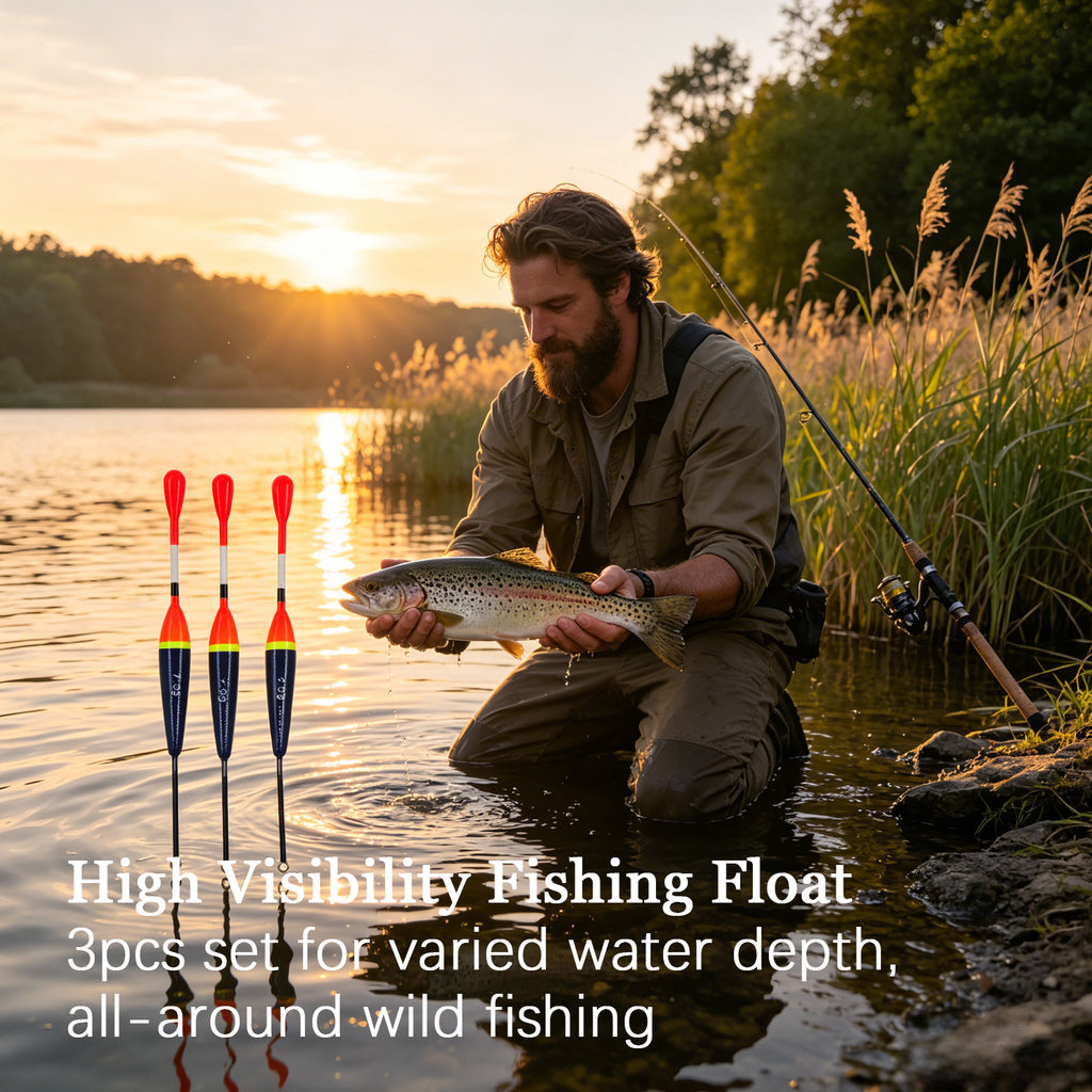 90446 - High-Visibility Fishing Floats Set - 18.5