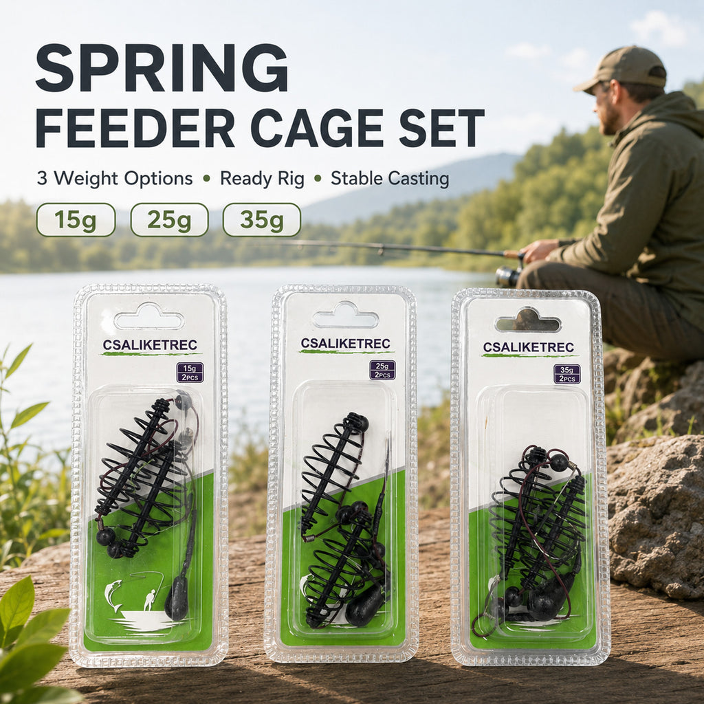 2-Pack Carp Bait Cage Feeder