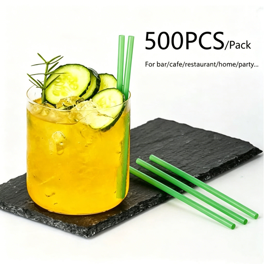 BIOPEX50 - 50-Pack Plastic Drinking Straws