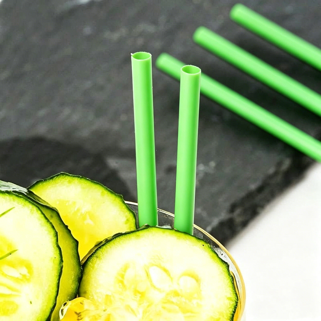 BIOPEX50 - 50-Pack Plastic Drinking Straws