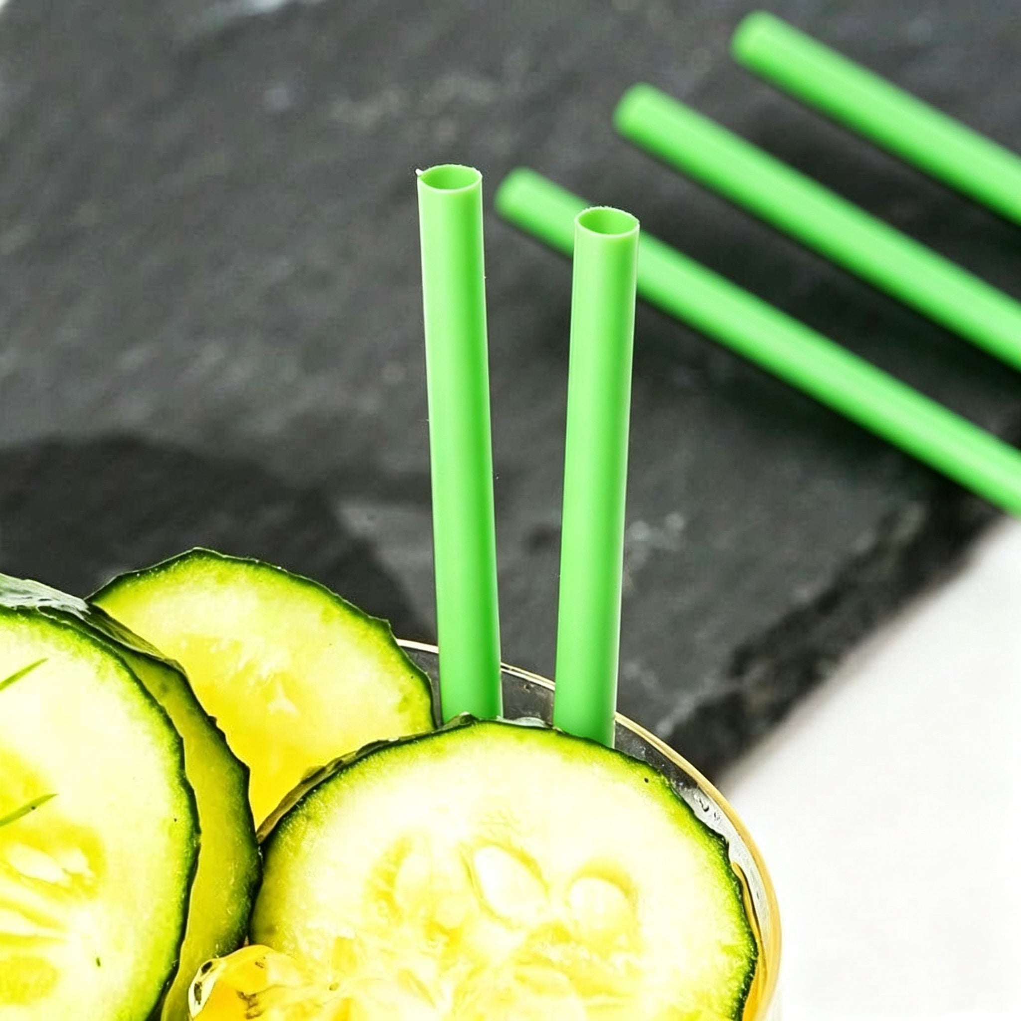 BIOPEX50 - 50-Pack Plastic Drinking Straws