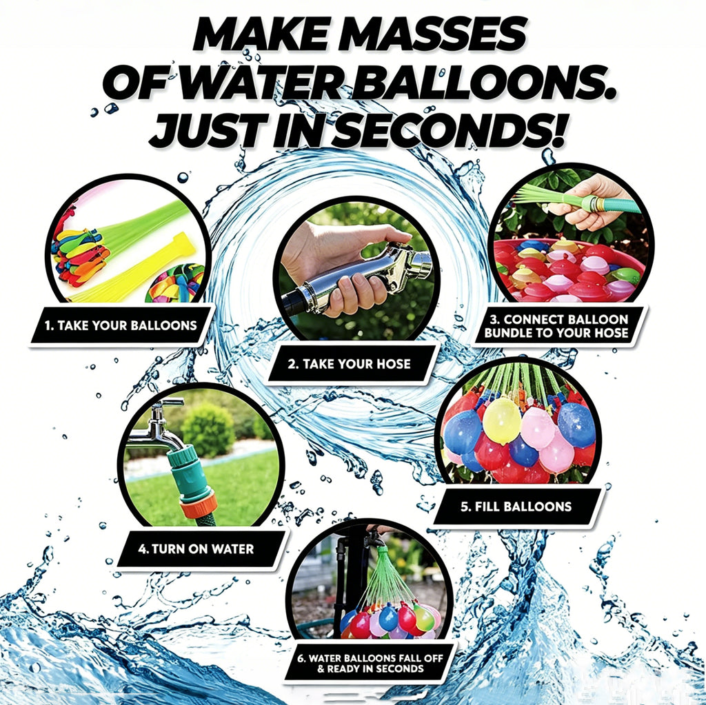 CX14008 - 111-Pack Quick Fill Water Balloons