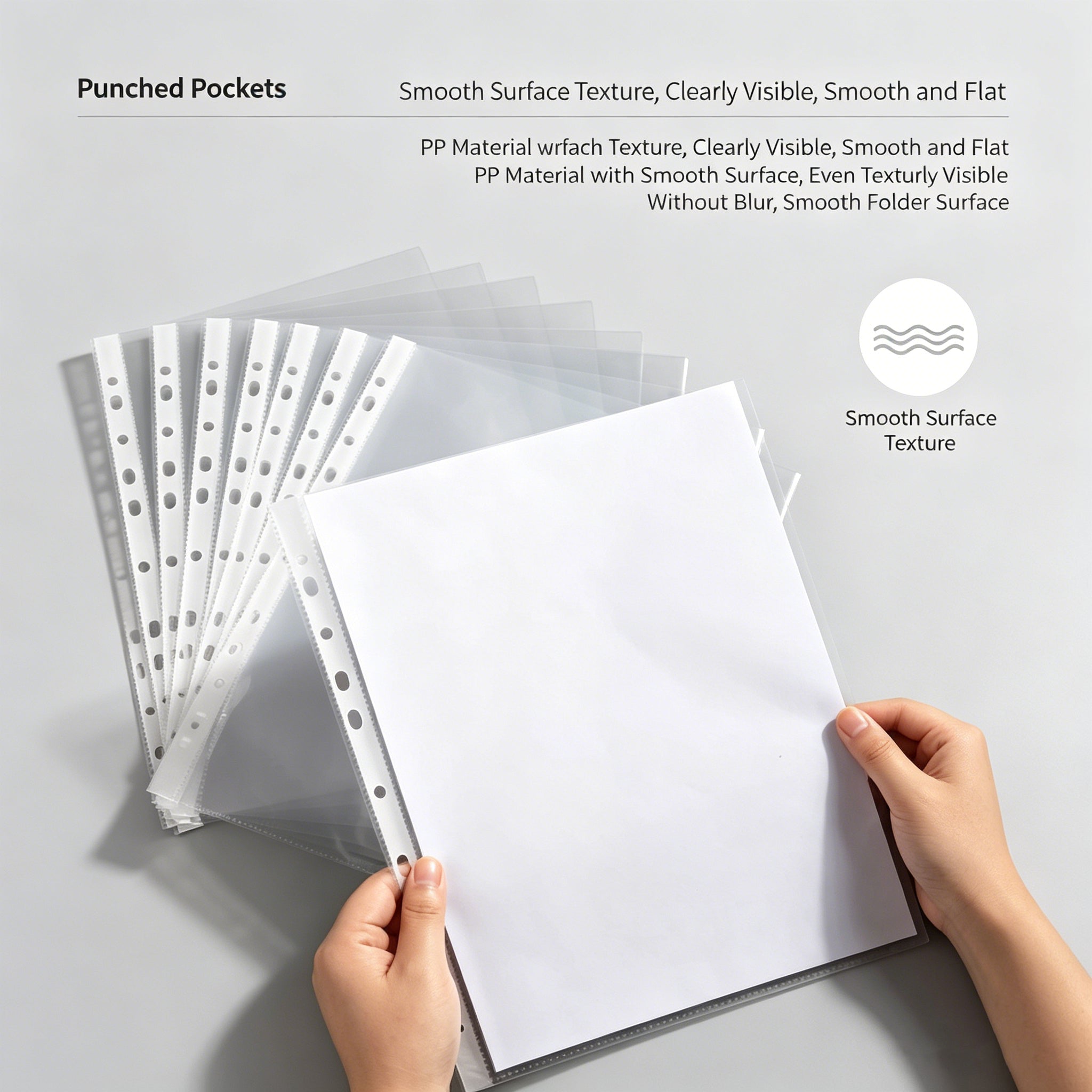 P9837 - 100-Pack A4 Document Pockets