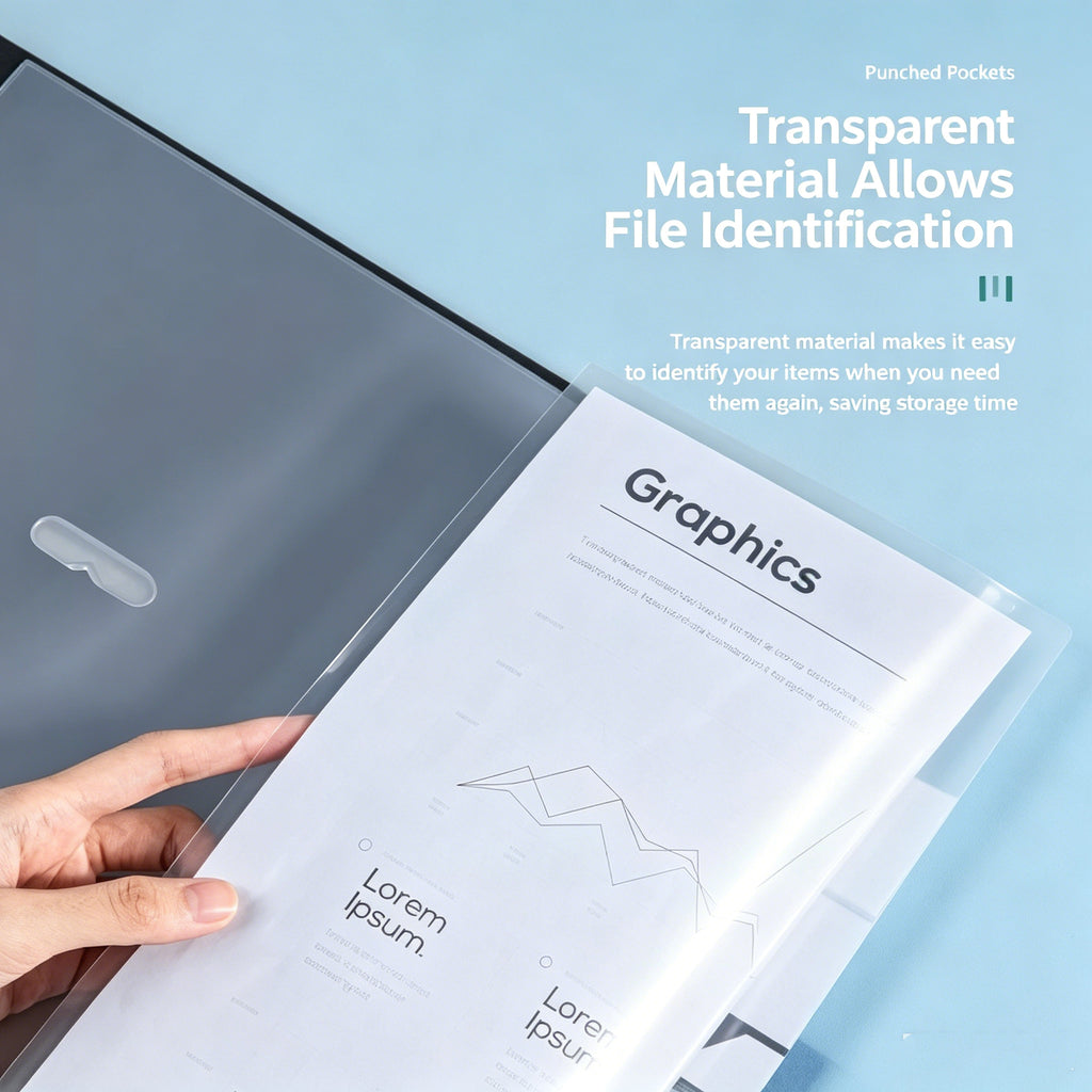 P9837 - 100-Pack A4 Document Pockets