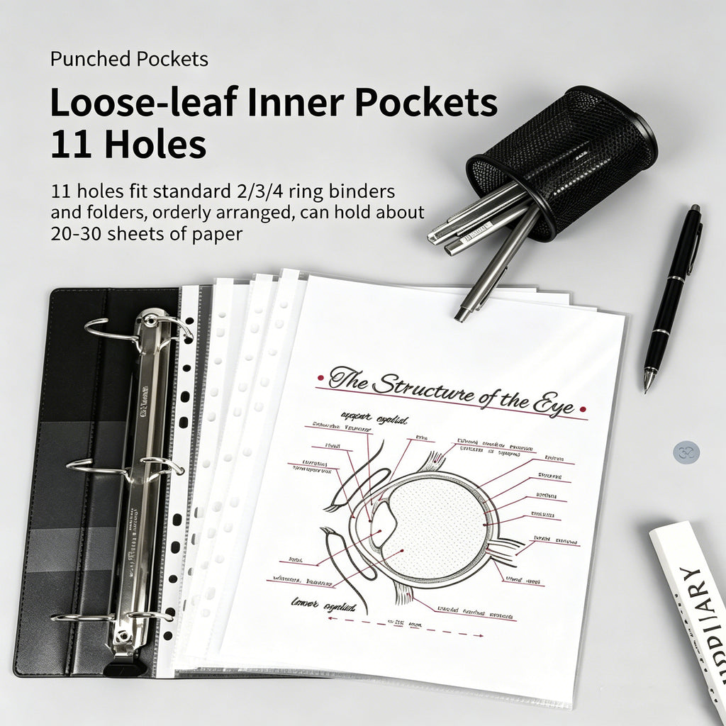 P9837 - 100-Pack A4 Document Pockets