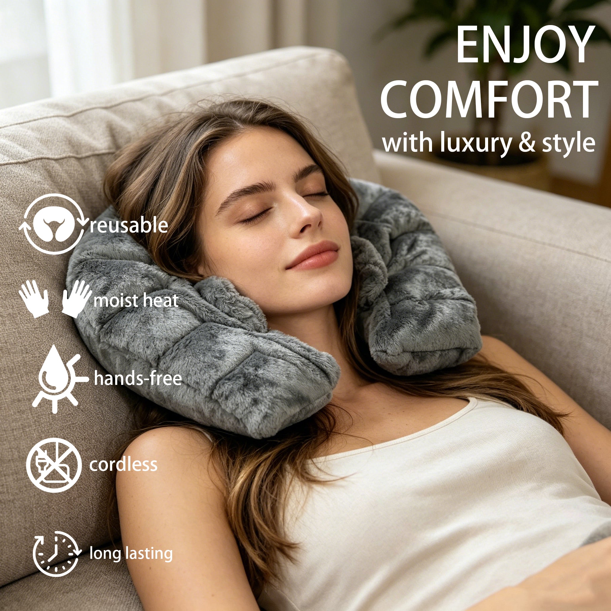 X00126323B - Microwavable Herbal Neck and Shoulder Heating Pad