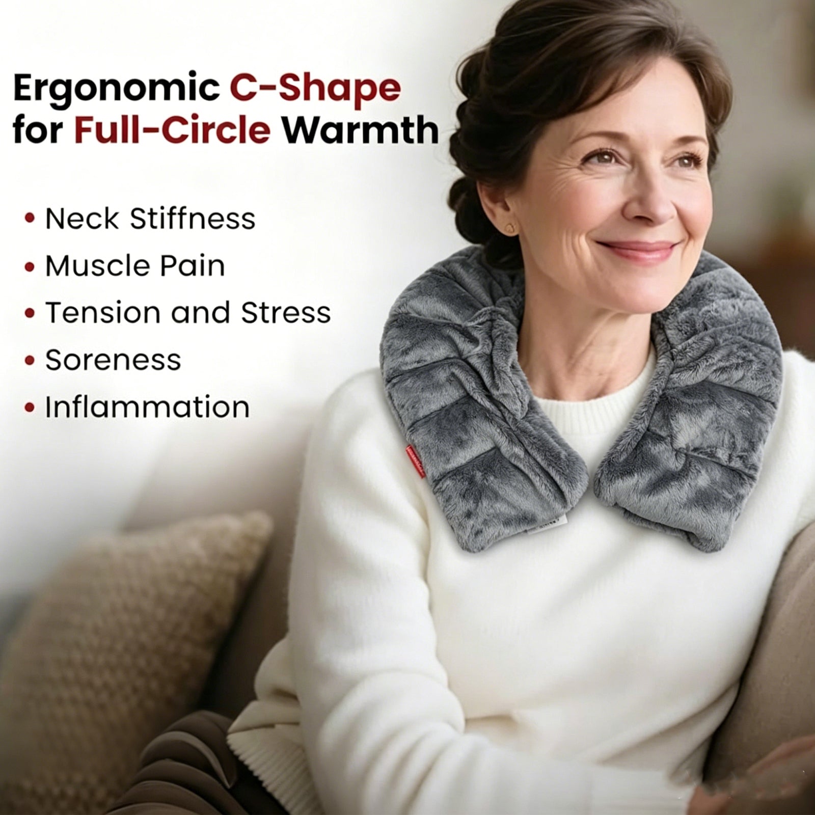 X00126323B - Microwavable Herbal Neck and Shoulder Heating Pad