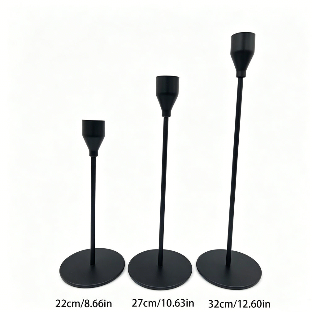 X001P15T7Z - 3-Piece Candle Holder Set