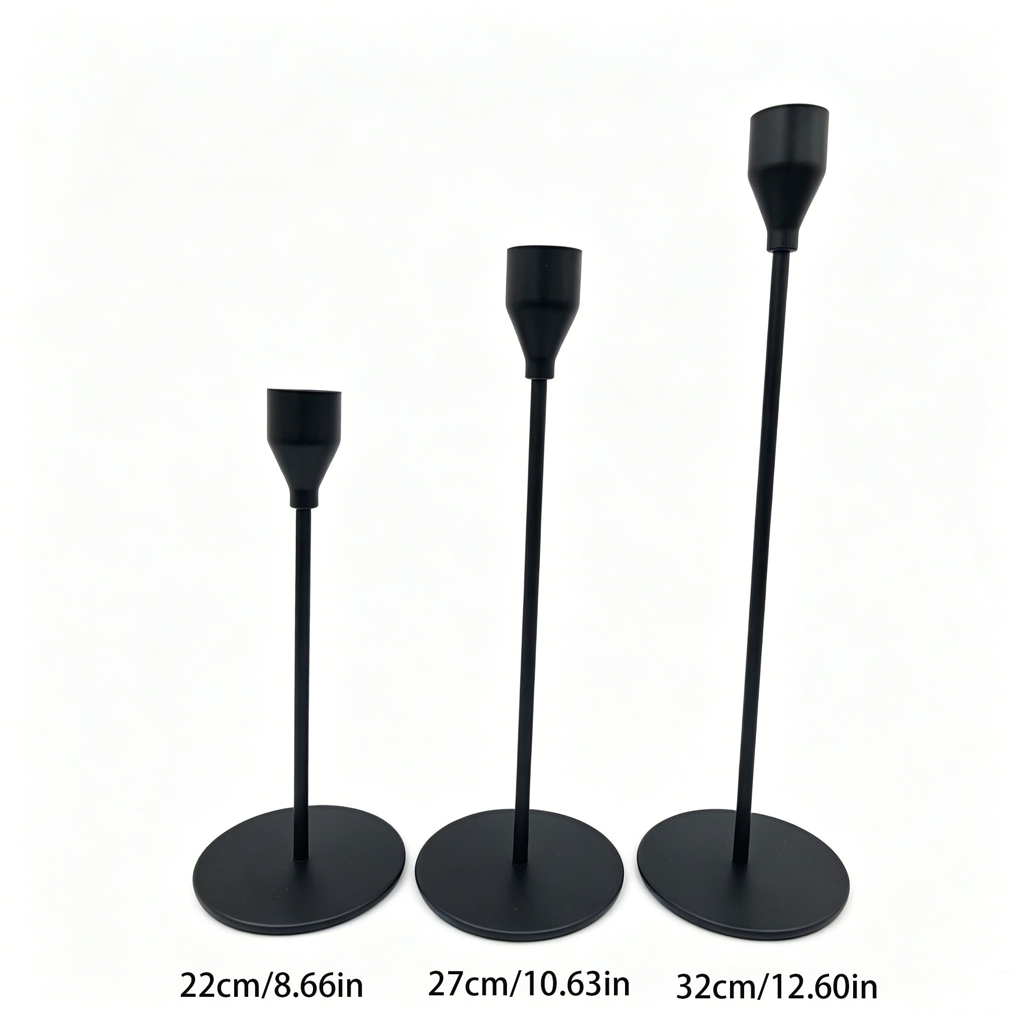 X001P15T7Z - 3-Piece Candle Holder Set