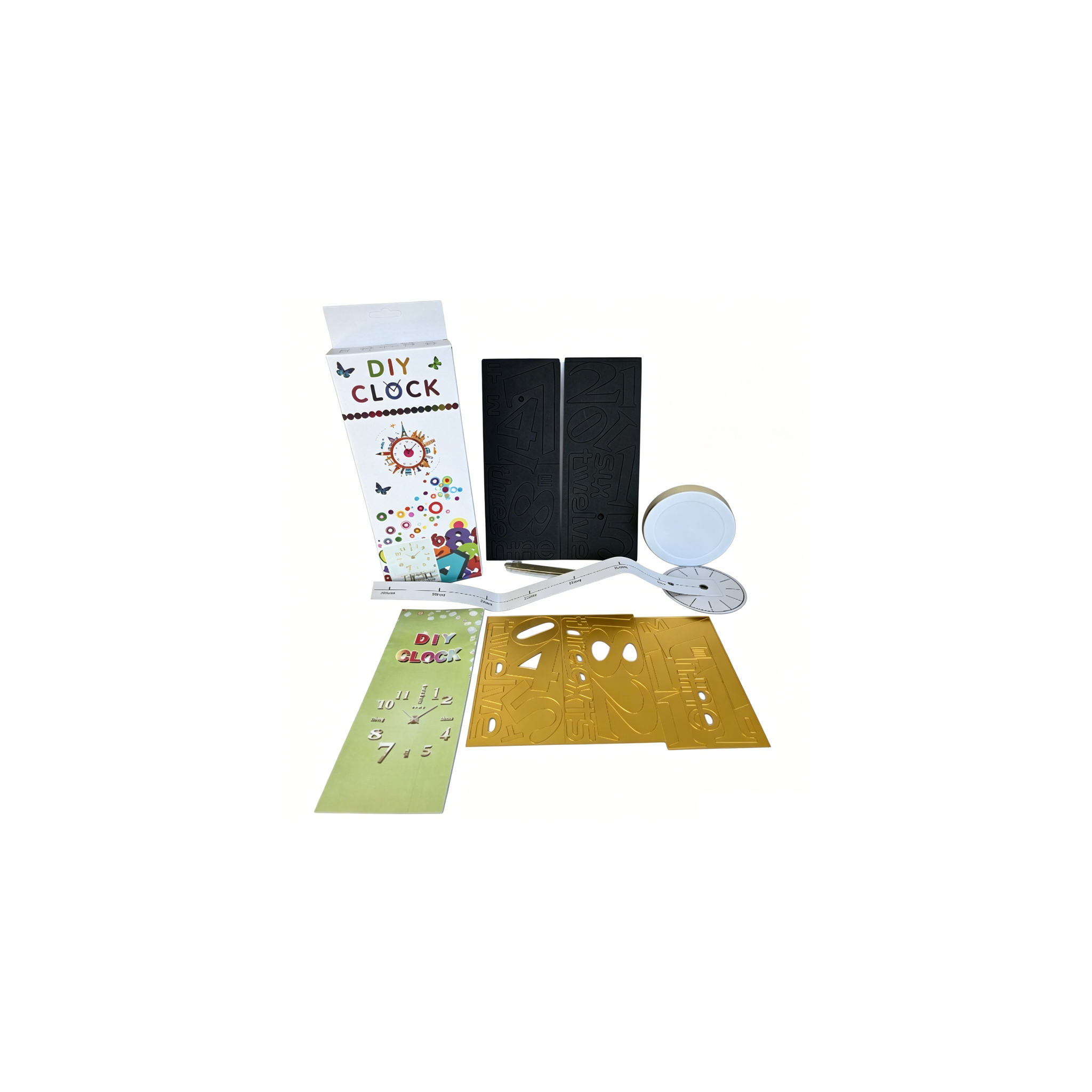 ZH01520 - DIY Decorative Wall Clock Kit