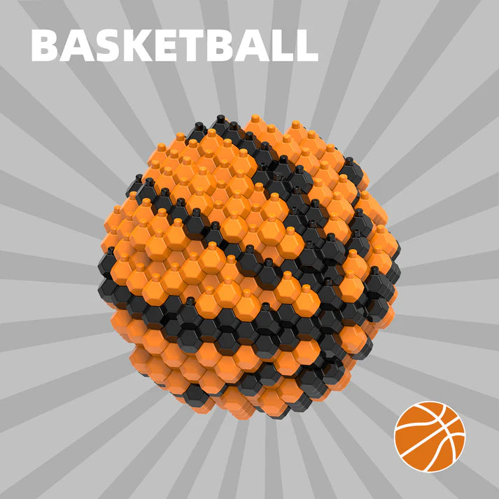 Kadele Mini Basketball Brick Set | 239PCS 3D Puzzle for Adults & Collectors, Display/Play Gift